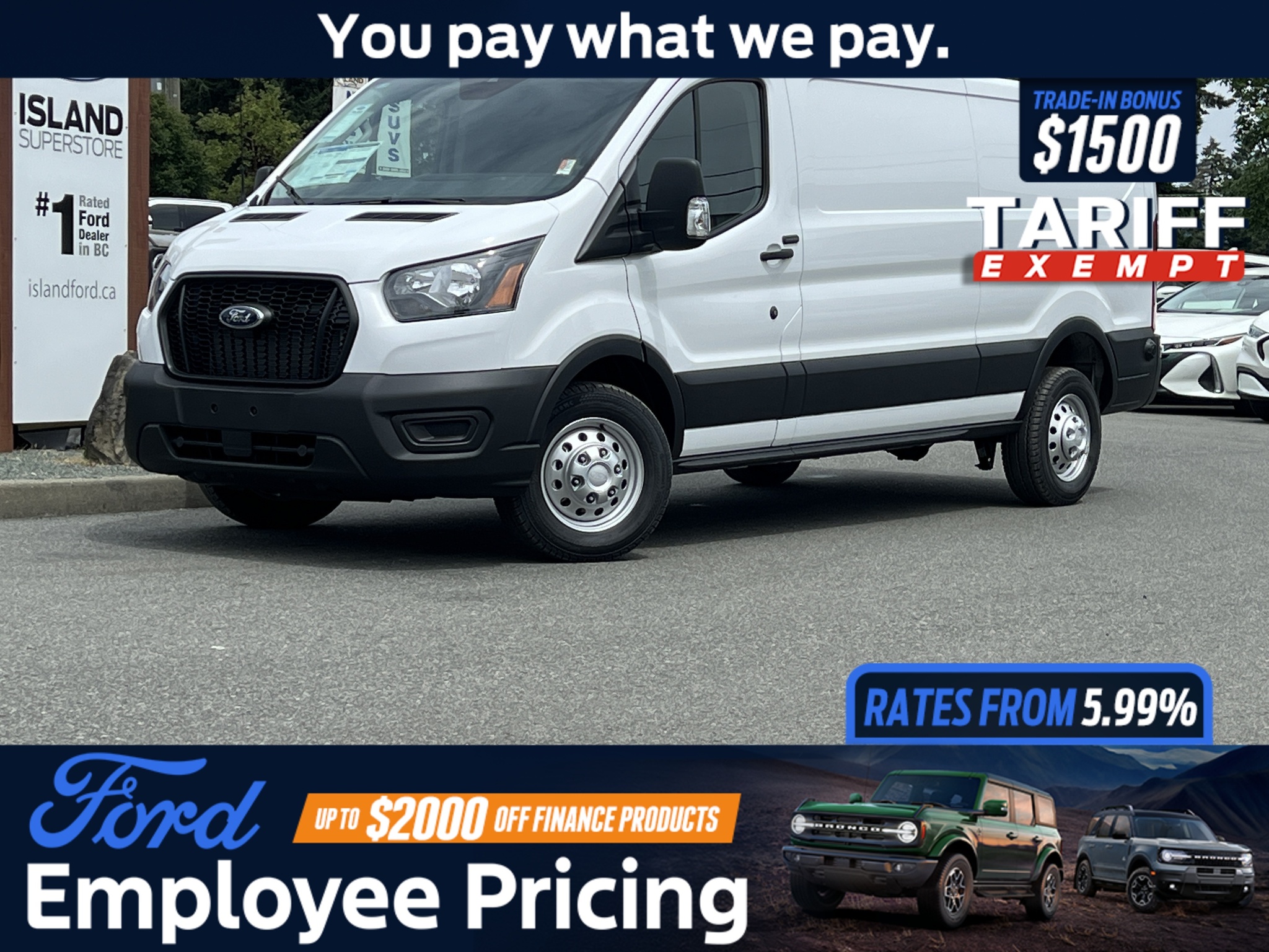 2025 Ford Transit Cargo Van