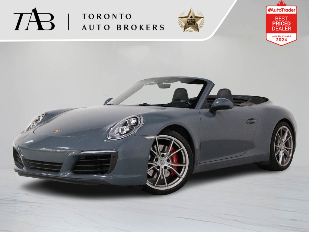 2017 Porsche 911 CABRIOLET CARRERA S   BOSE   SOFT TOP   20RIM, Toronto, Cash