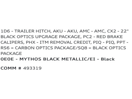 used 2023 Audi SQ8 car, priced at $69,900