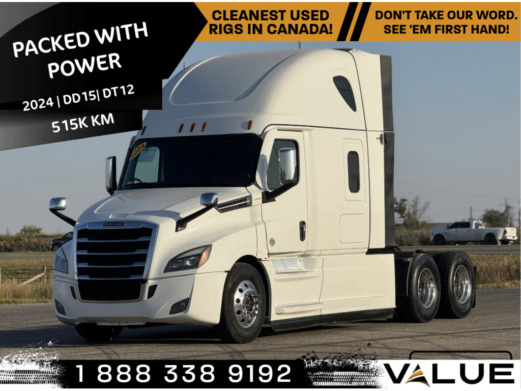 2024 Freightliner Cascadia DD15  505 HP  DT-12