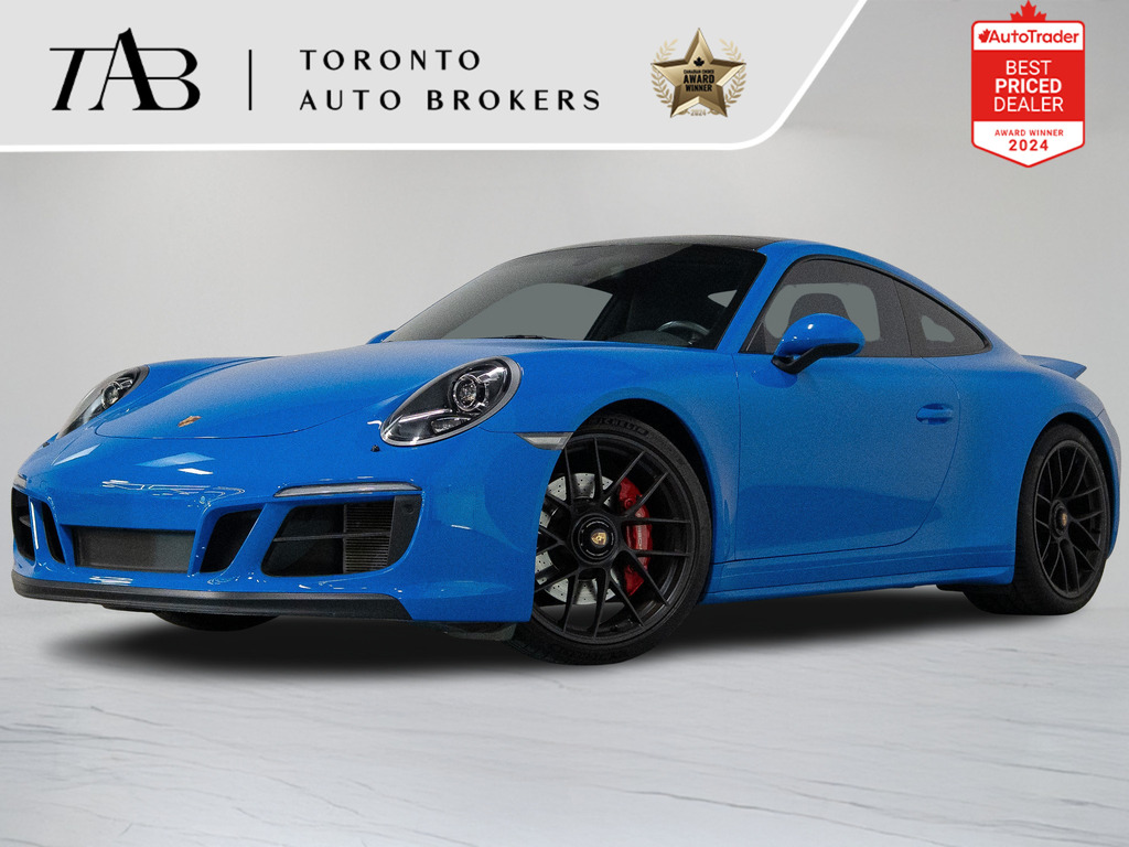 2018 Porsche 911 CARRERA 4 GTS   PREMIUM PLUS   SUNROOF   20 IN, Toronto, Cash