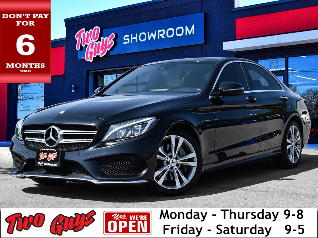 2017 Mercedes-Benz C-Class 4MATIC | Panoroof | Htd Leather | Nav |