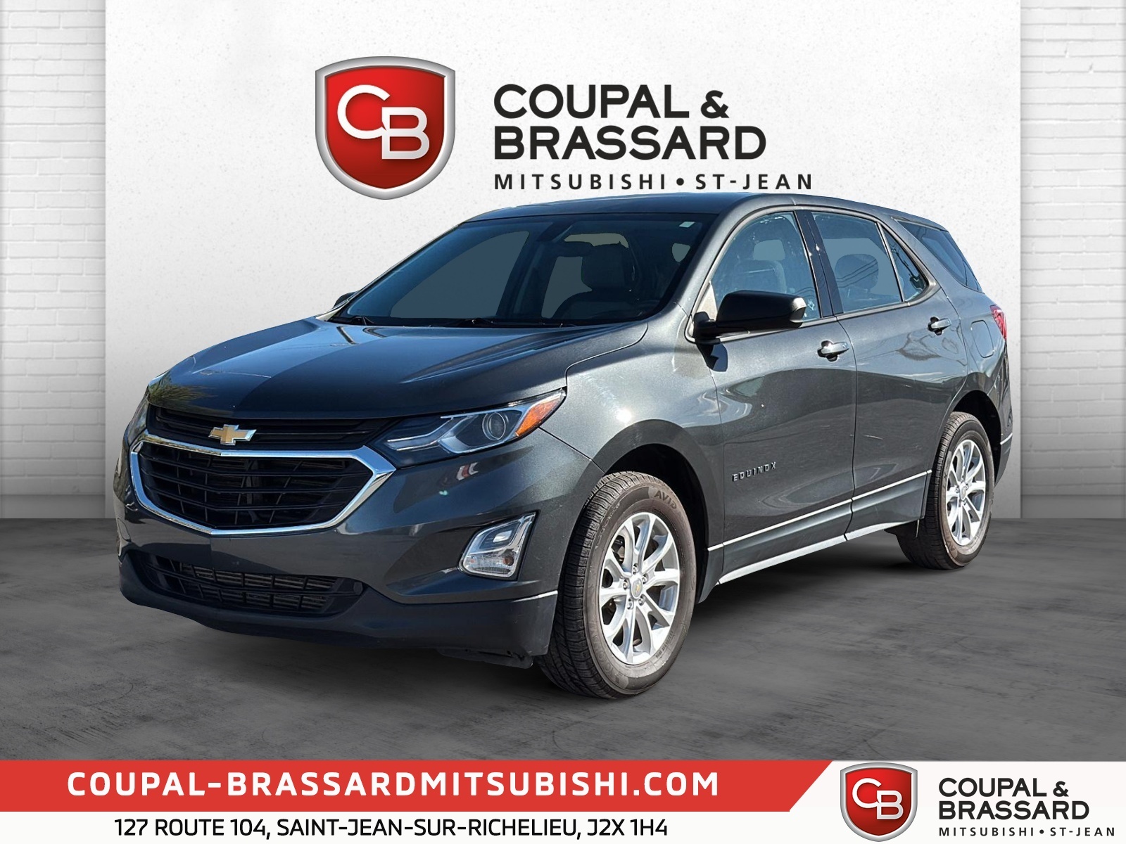 Gray 2019 Chevrolet Equinox 1.5T LS AWD SUV / Crossover Four-Wheel Drive 6-Speed Automatic