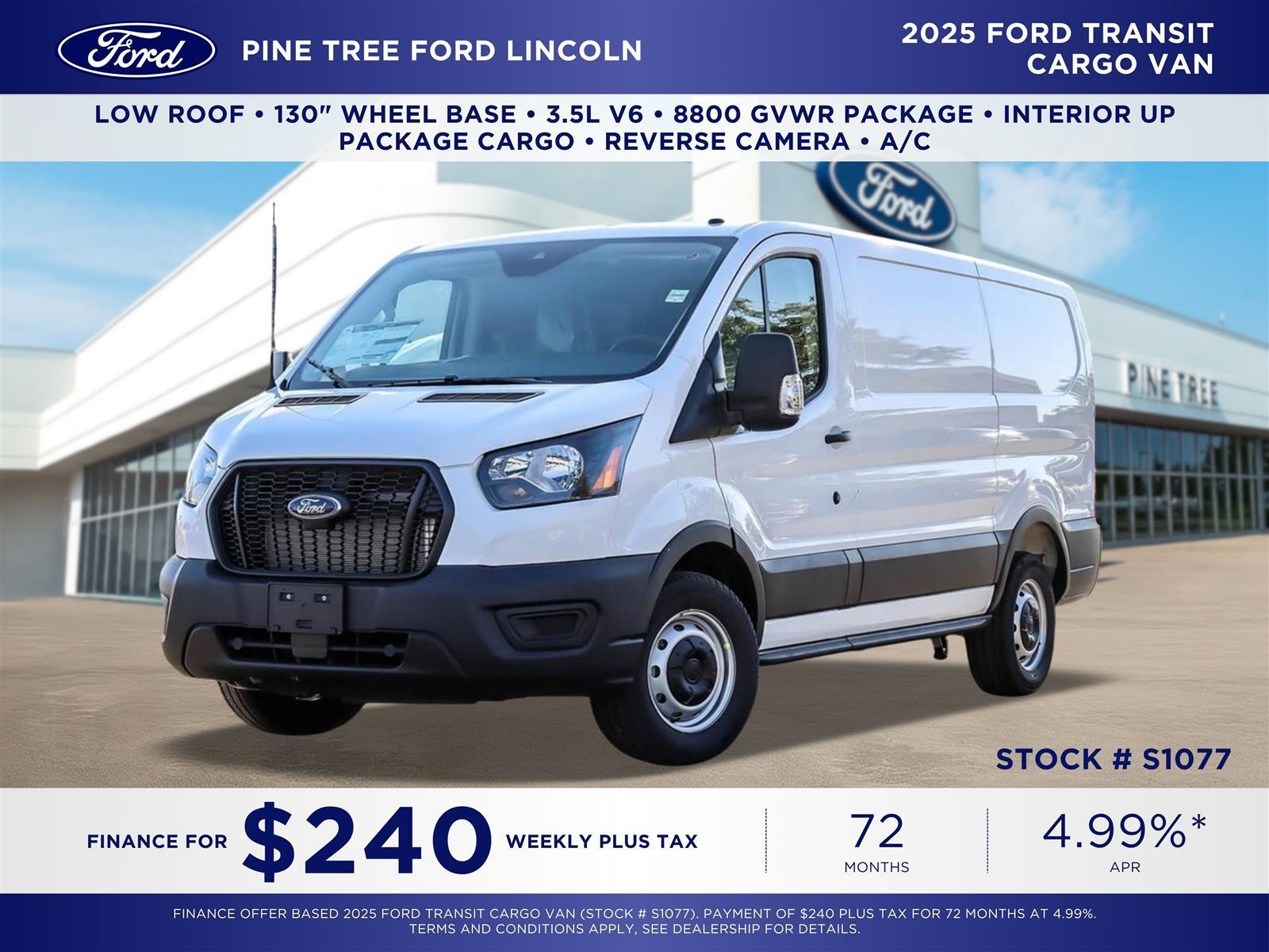 2025 Ford Transit Cargo Van