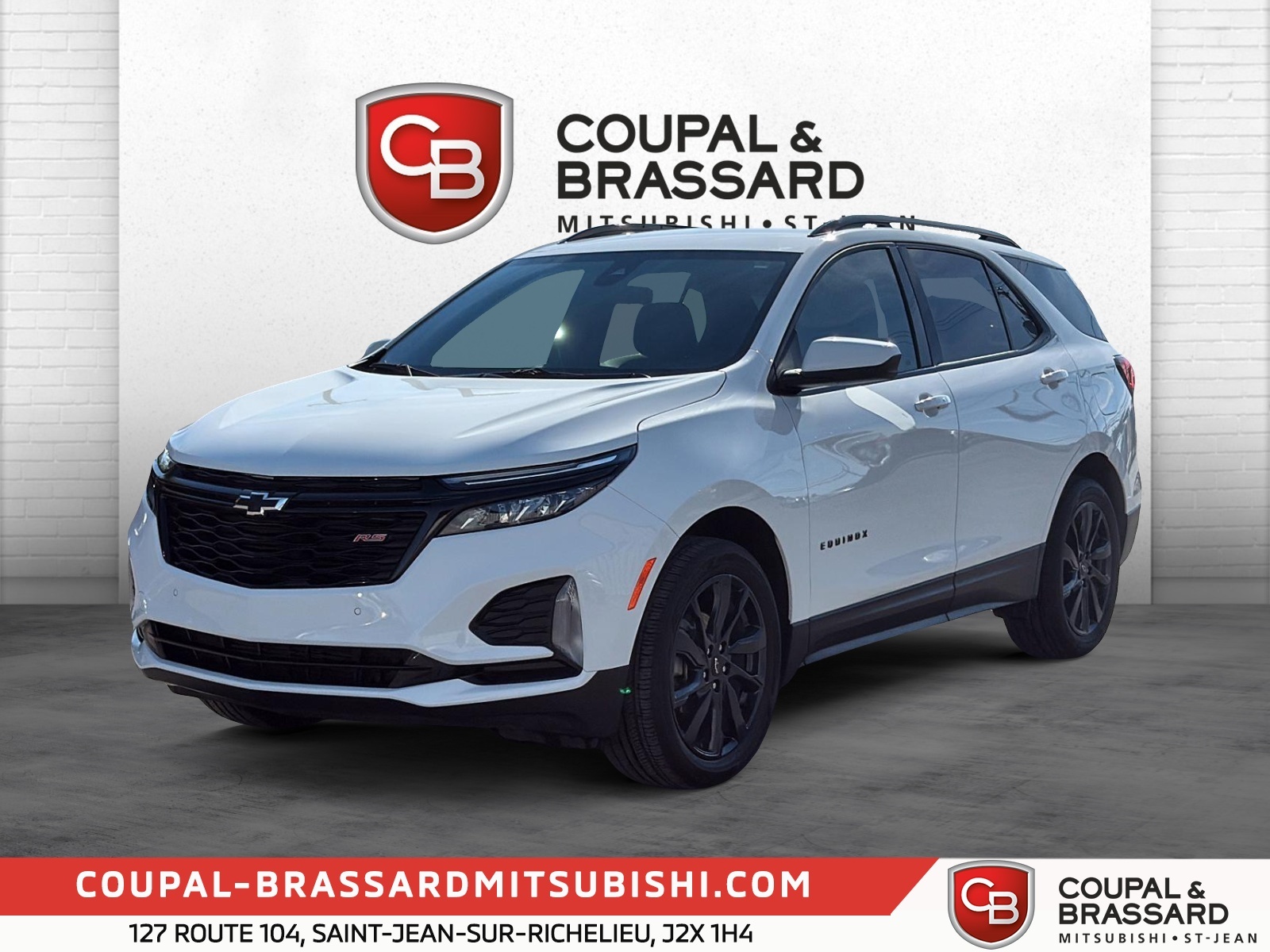 White 2024 Chevrolet Equinox RS with 1RS AWD SUV / Crossover Four-Wheel Drive 6-Speed Automatic