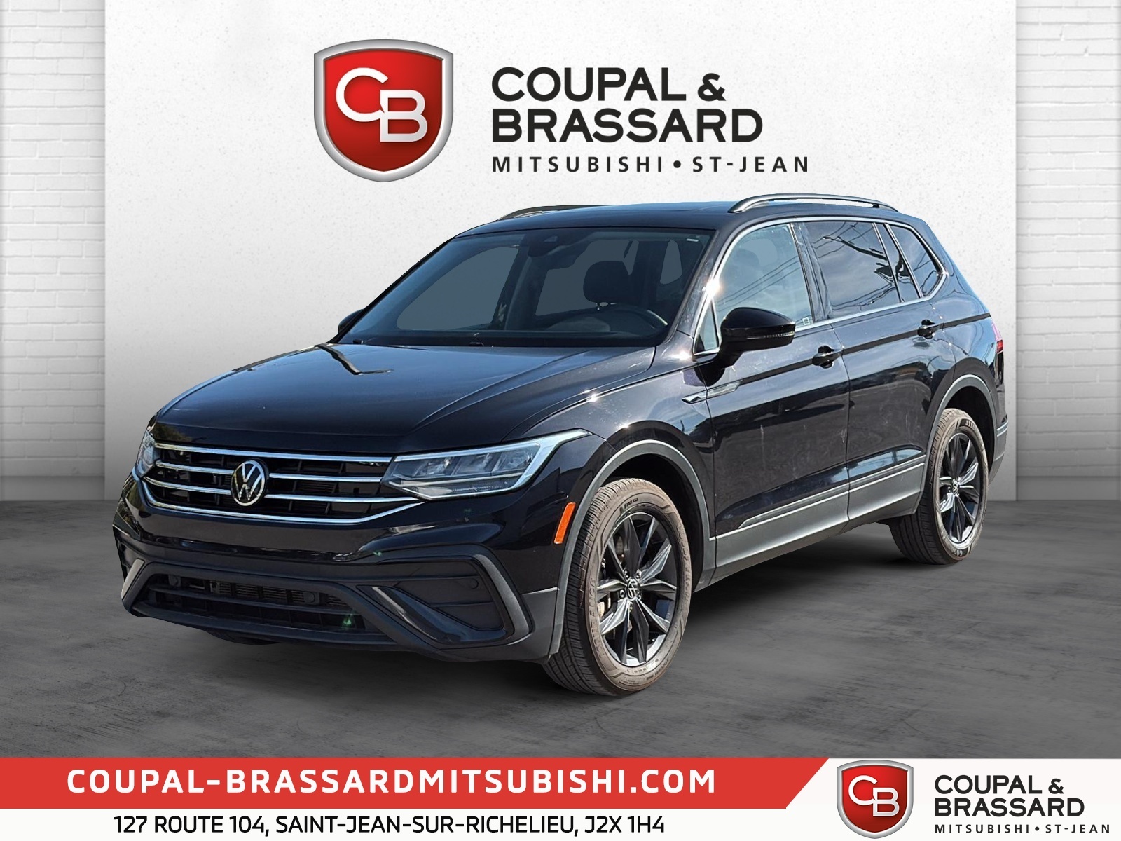 Black 2022 Volkswagen Tiguan Comfortline 4Motion SUV / Crossover 8-Speed Automatic