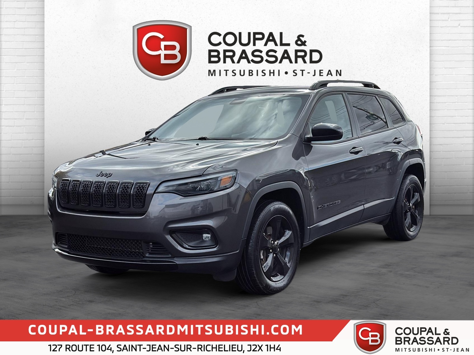 Gray 2022 Jeep Cherokee Altitude 4WD SUV / Crossover Four-Wheel Drive 9-Speed Automatic