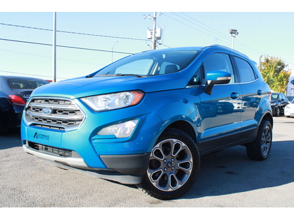 Blue 2020 Ford EcoSport Titanium AWD SUV / Crossover All-Wheel Drive Automatic
