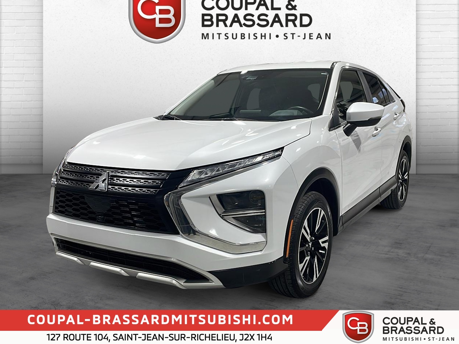 White 2023 Mitsubishi Eclipse Cross SE S-AWC SUV / Crossover All-Wheel Drive Continuously Variable Transmission