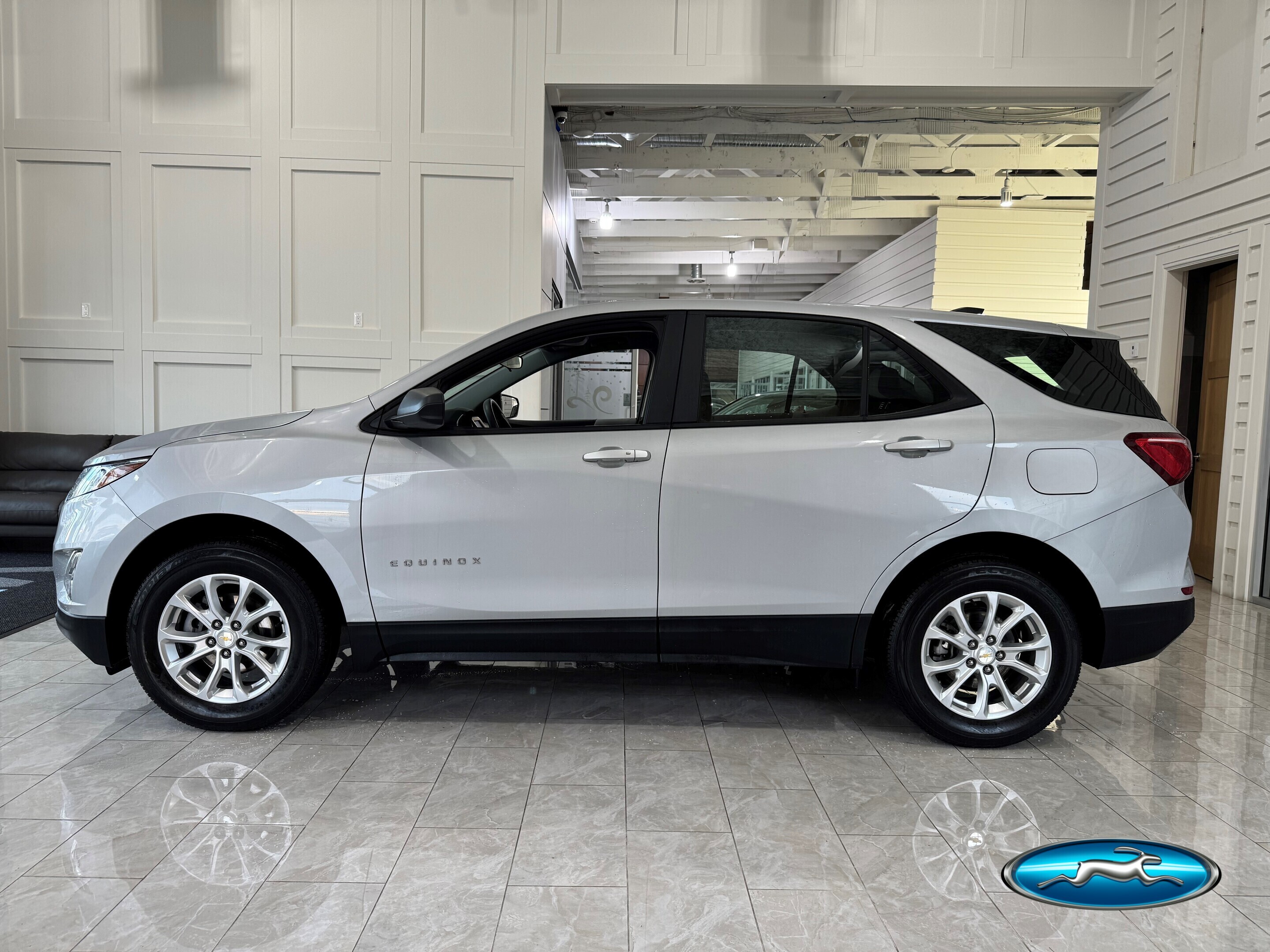 Silver 2021 Chevrolet Equinox LS AWD with 1LS SUV / Crossover Four-Wheel Drive 6-Speed Automatic