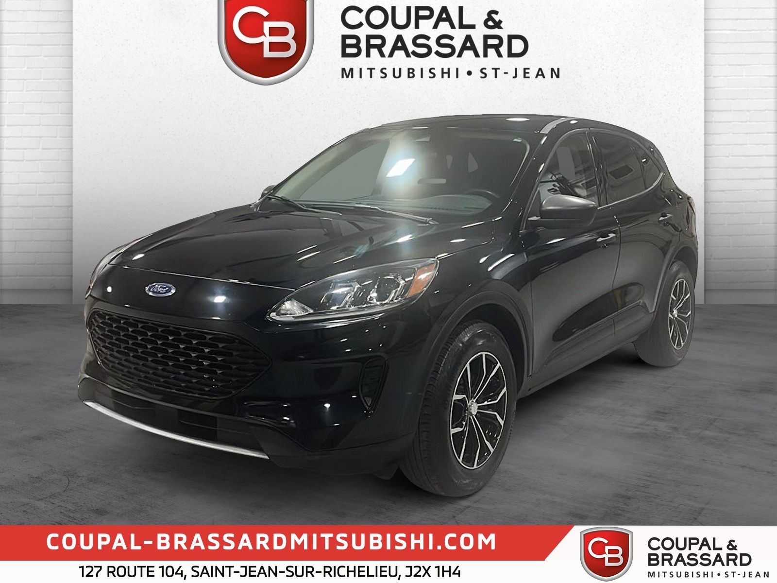 Black 2020 Ford Escape S AWD SUV / Crossover All-Wheel Drive 8-Speed Automatic
