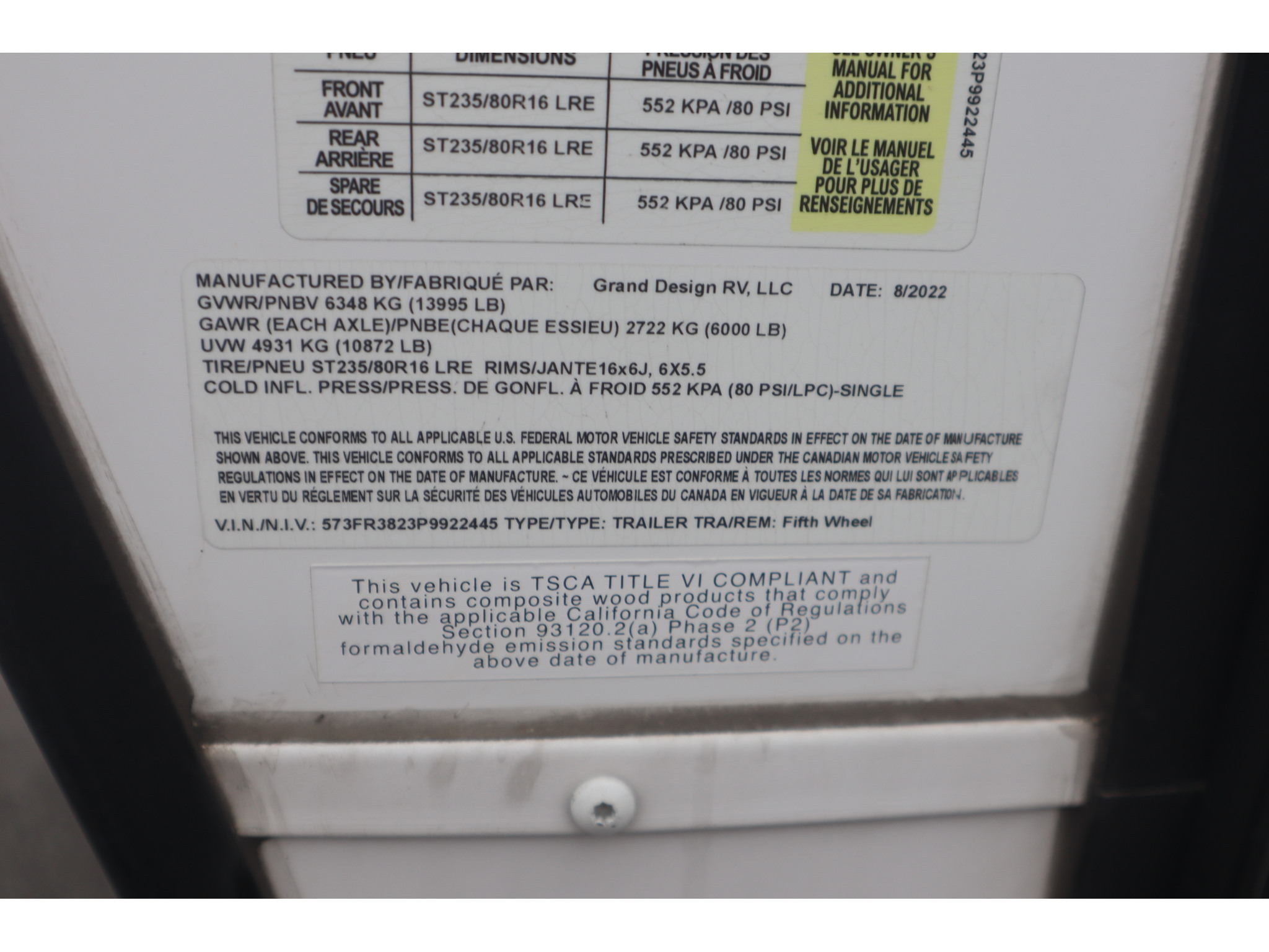 2023 Grand Design Reflection