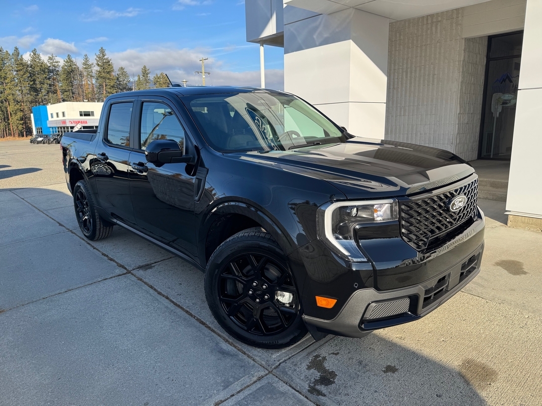 2025 Ford Maverick LARIAT AWD, 2.5L HYBRID, 501A, BLACK APPEARANCE PA