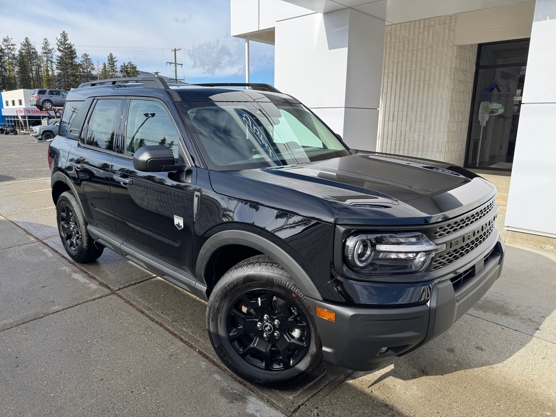 2025 Ford Bronco Sport BIG BEND 4X4, 1.5L ECOBOOST, 200A, MOONROOF, BLACK