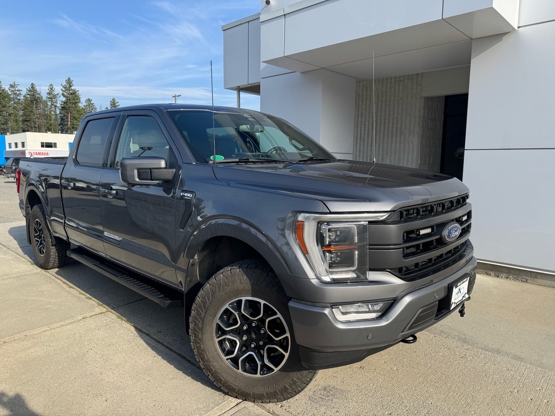 2022 Ford F-150 LARIAT 4X4, SUPERCREW, 65 BOX, 3.5L ECO, 502A, WIR