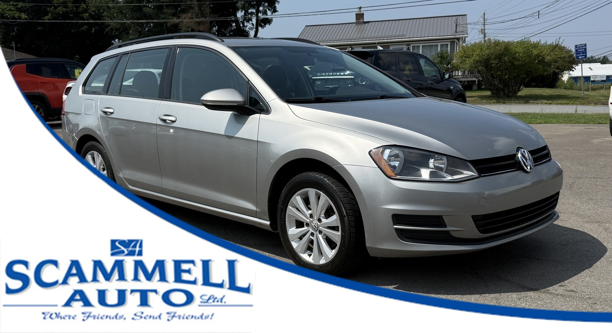 2016 Volkswagen Jetta SportWagen S / ROOF RACKS / TOUCH SCREEN ENTERTAINMENT / HEAT