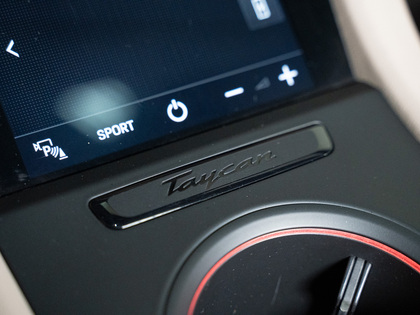 used 2021 Porsche Taycan car, priced at $77,900