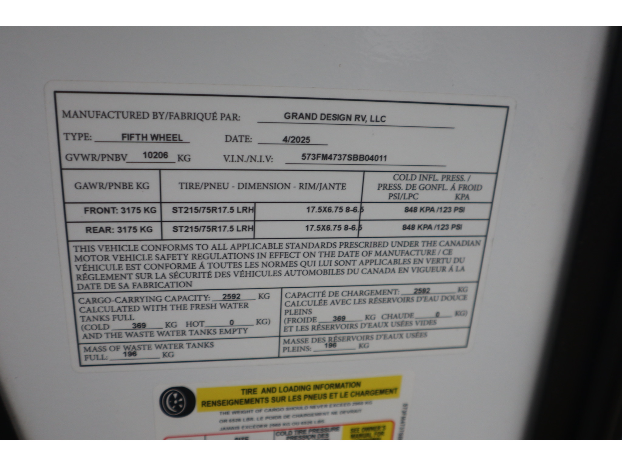 2025 Grand Design Momentum