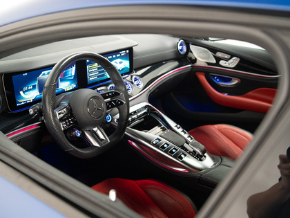 used 2022 Mercedes-Benz AMG GT car, priced at $104,900