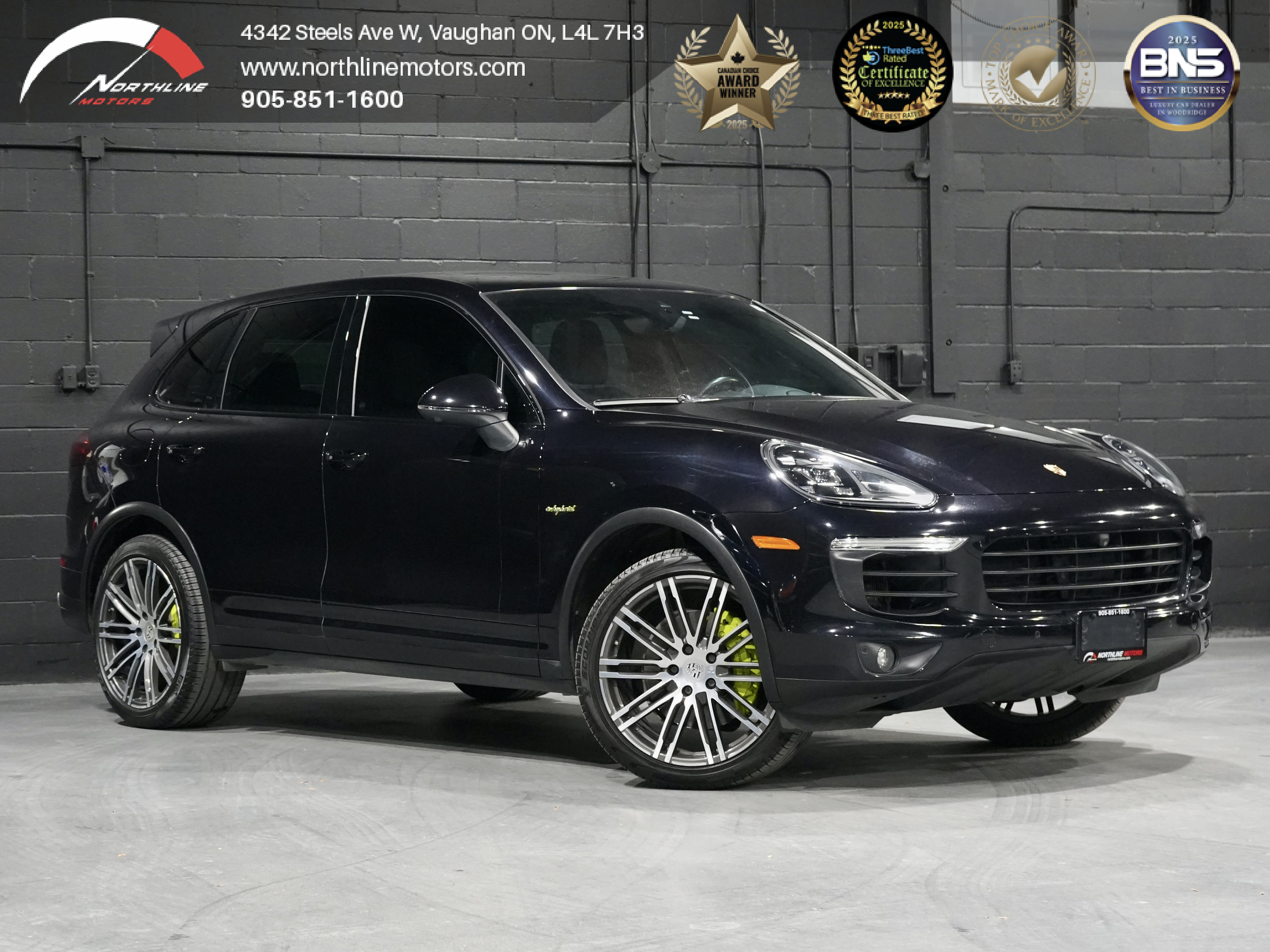Black 2016 Porsche Cayenne S AWD SUV / Crossover All-Wheel Drive 8-Speed Automatic