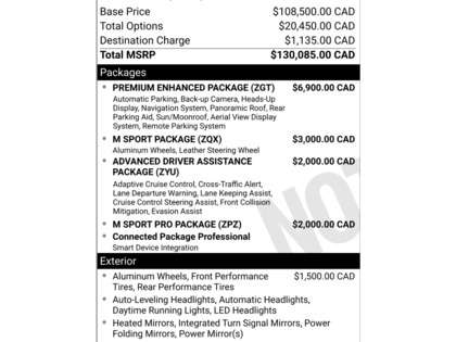 used 2023 BMW X7 car, priced at $77,900