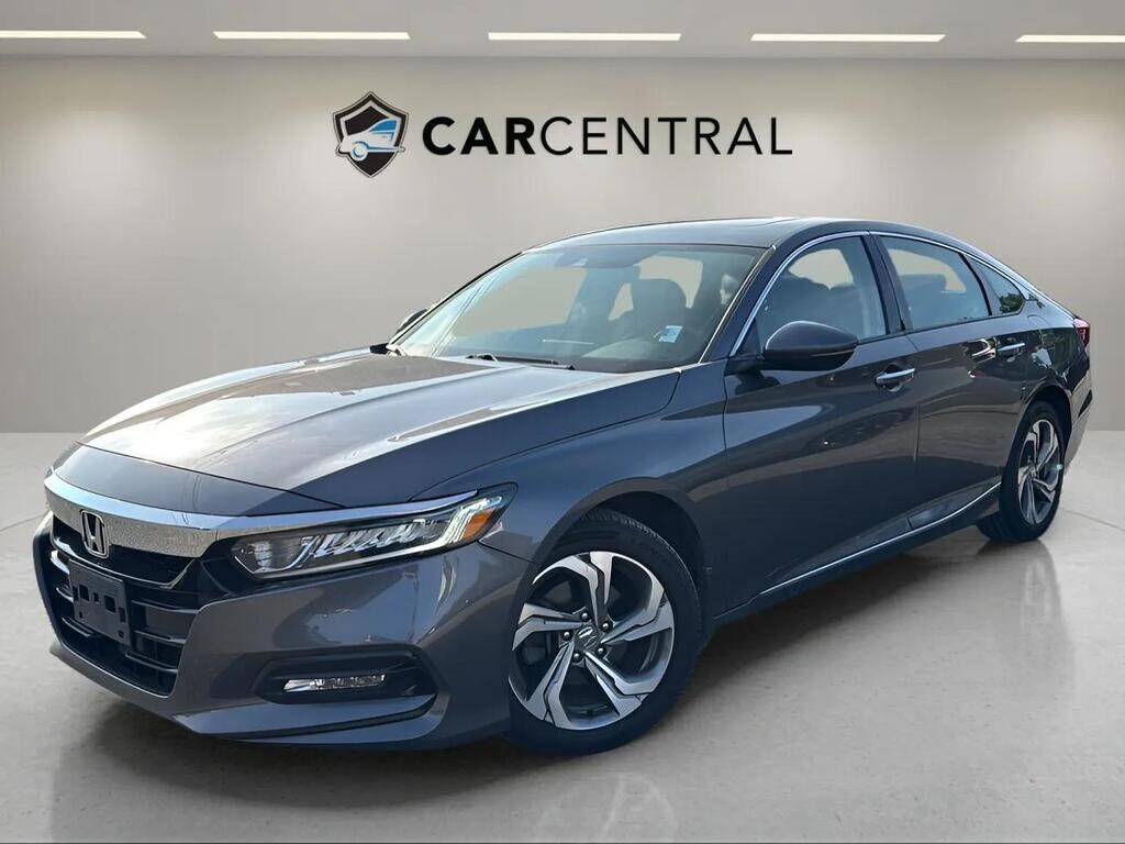 Gray 2019 Honda Accord 1.5T EX-L FWD Sedan Front-Wheel Drive Continuously Variable Transmission