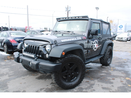 Gray 2017 Jeep Wrangler Sport 4WD SUV / Crossover Four-Wheel Drive Automatic