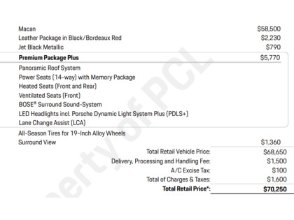 used 2022 Porsche Macan car, priced at $46,900