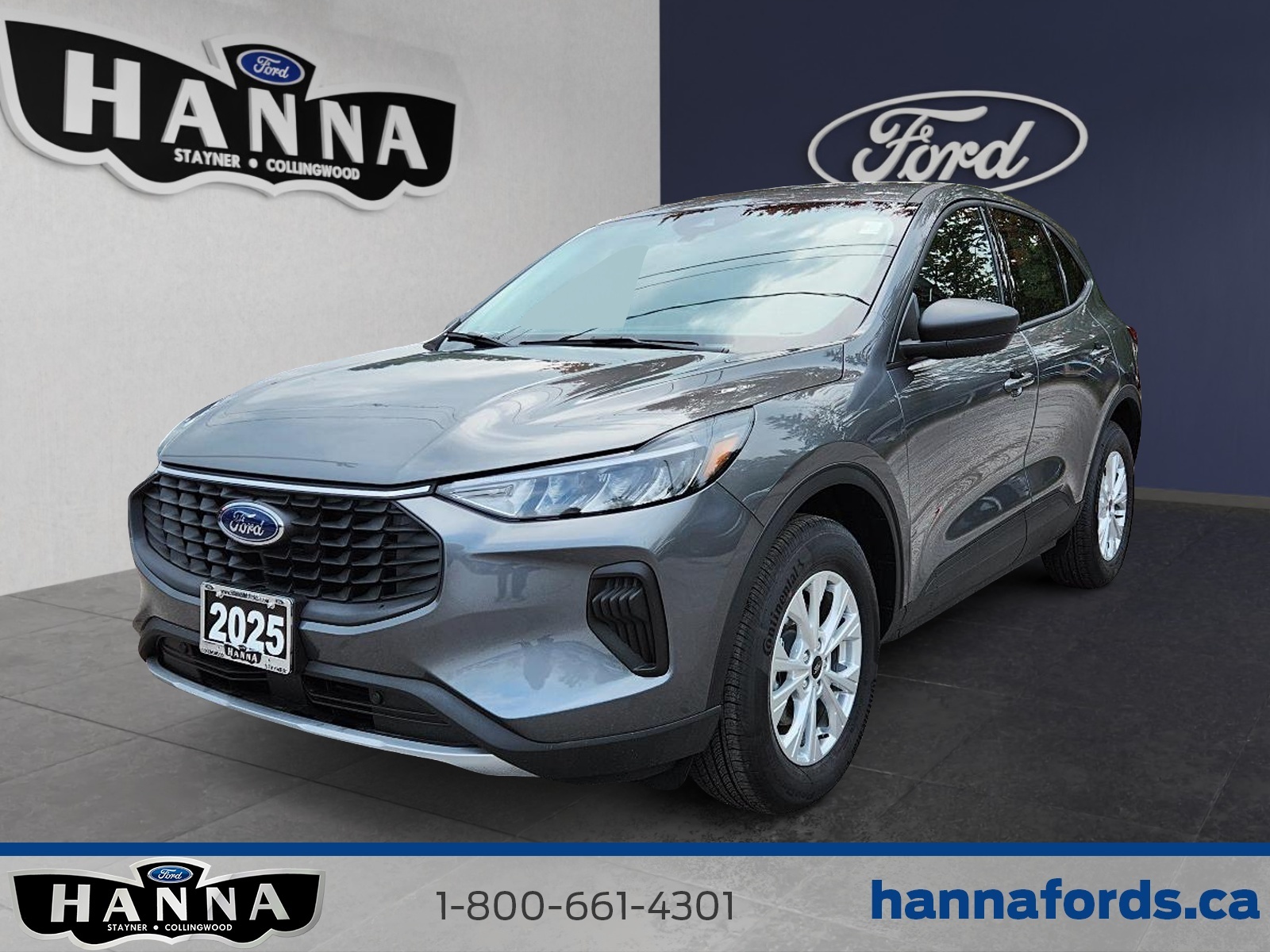 Gray 2025 Ford Escape Active AWD SUV / Crossover All-Wheel Drive Automatic