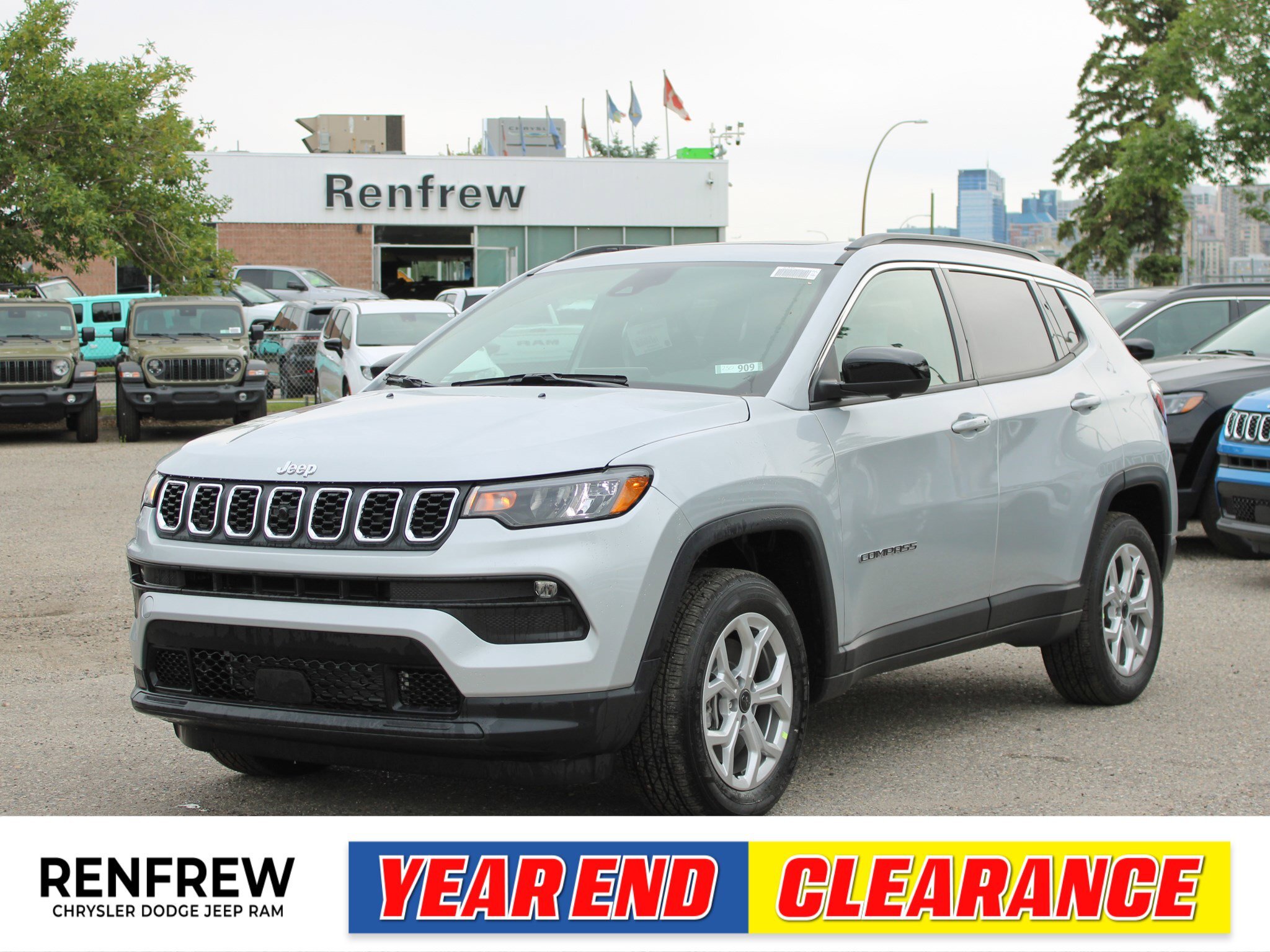 2025 Jeep Compass North 4x4, Pano Sunroof, Heated Seats/Wheel, Nav,