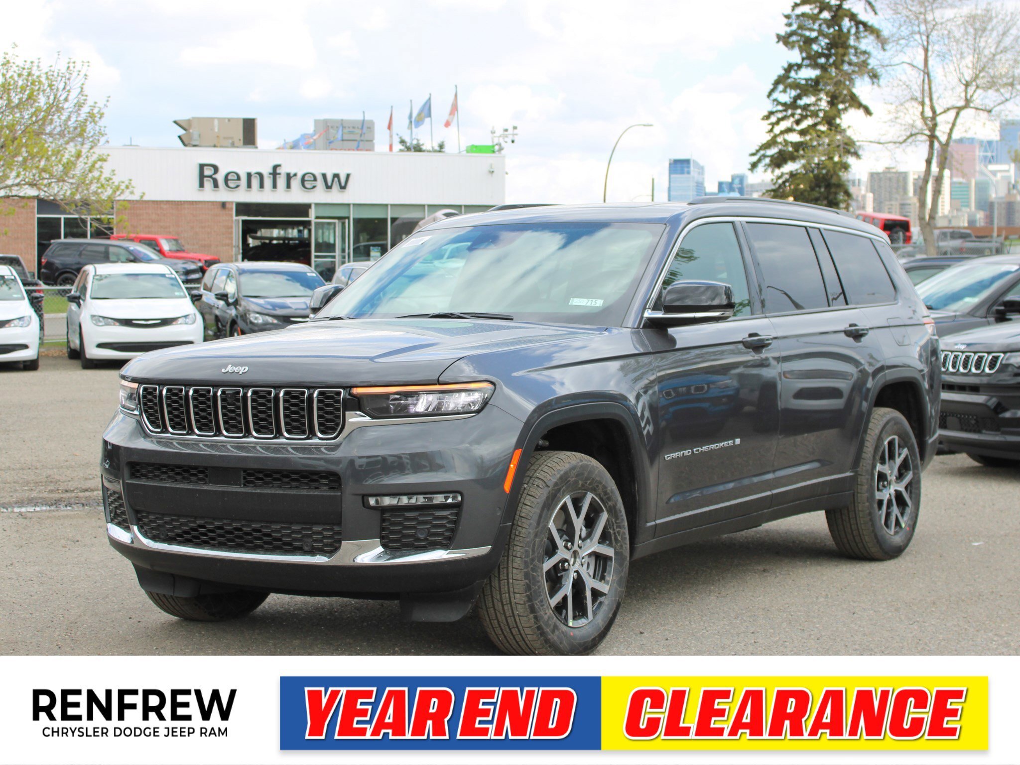 2025 Jeep Grand Cherokee L Limited 4x4, Off-Road Camera, Panoramic Sunroof, N