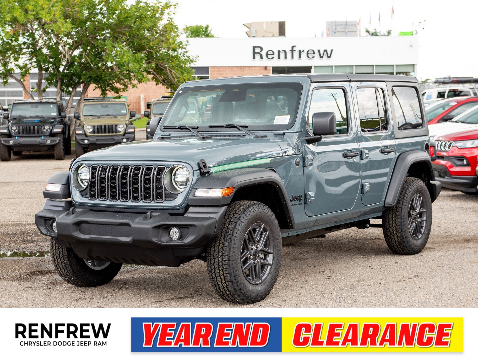 2025 Jeep Wrangler Sport S, Turbo, Remote Start, Heated Seats/Wheel,