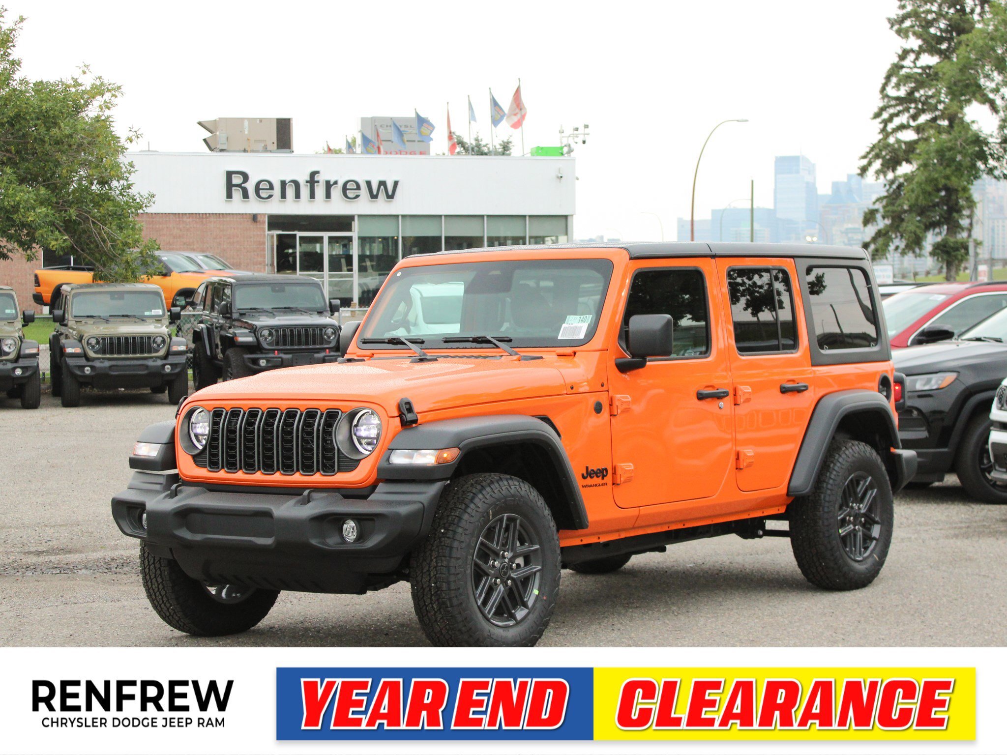 2025 Jeep Wrangler Sport S, Turbo, Remote Start, 12 Inch Screen, Heat