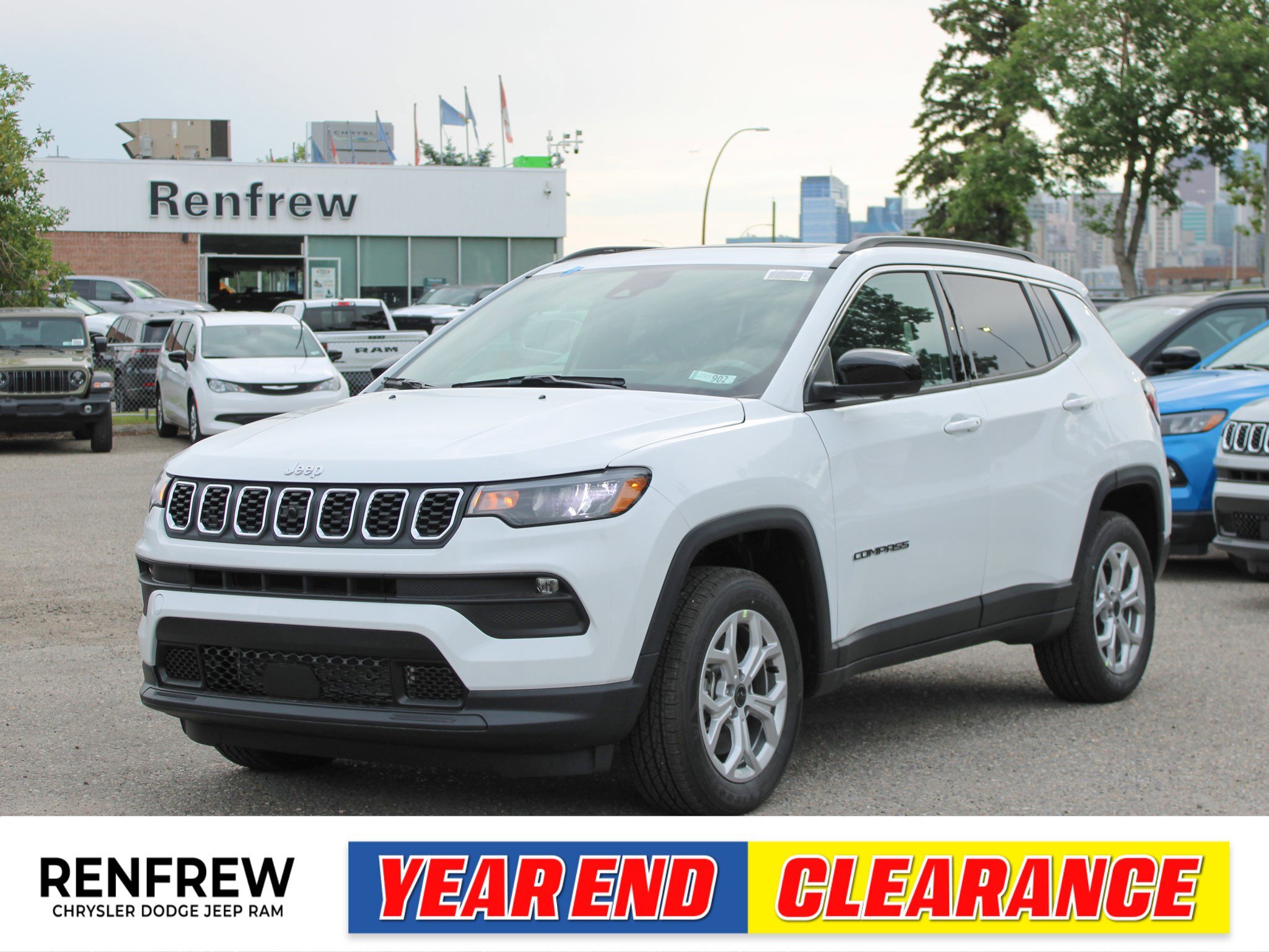 2025 Jeep Compass North 4x4, 360 Camera, Pano Sunroof, Heated Seats/