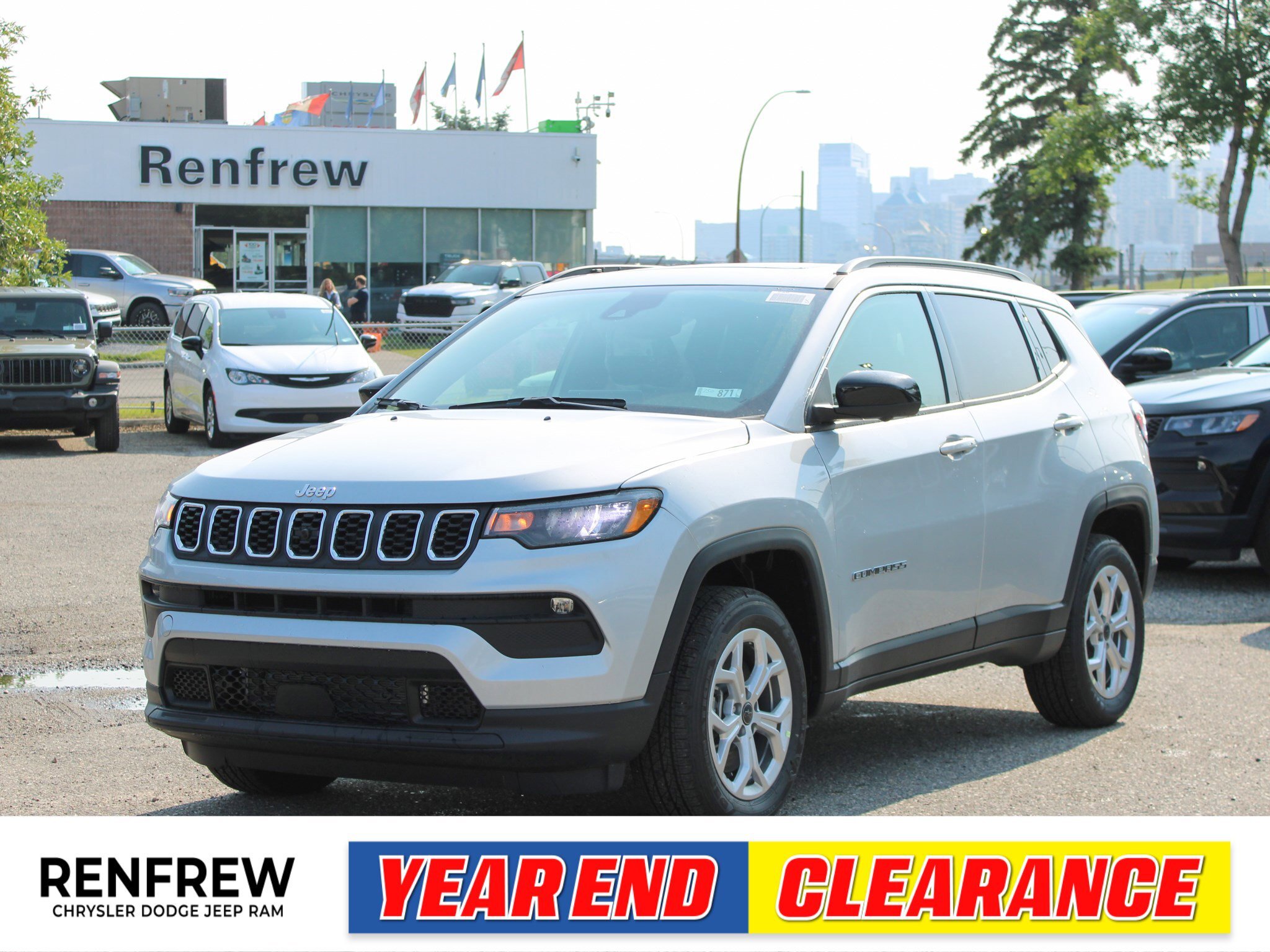 2025 Jeep Compass North 4x4, 360 Camera, Panoramic Sunroof, Heated S