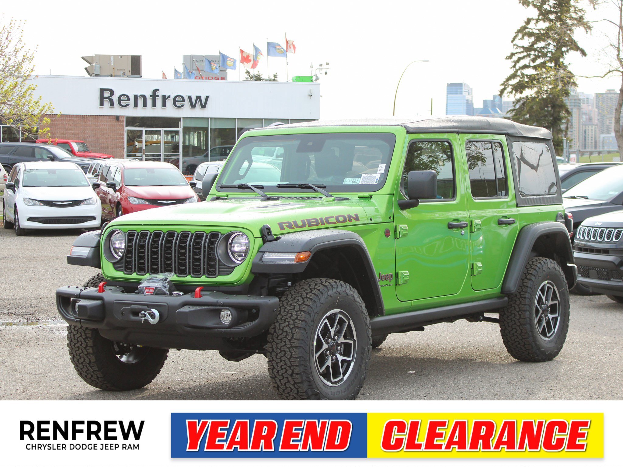 2025 Jeep Wrangler Rubicon 4x4, Warn Winch, Steel Bumpers, Nappa Leat