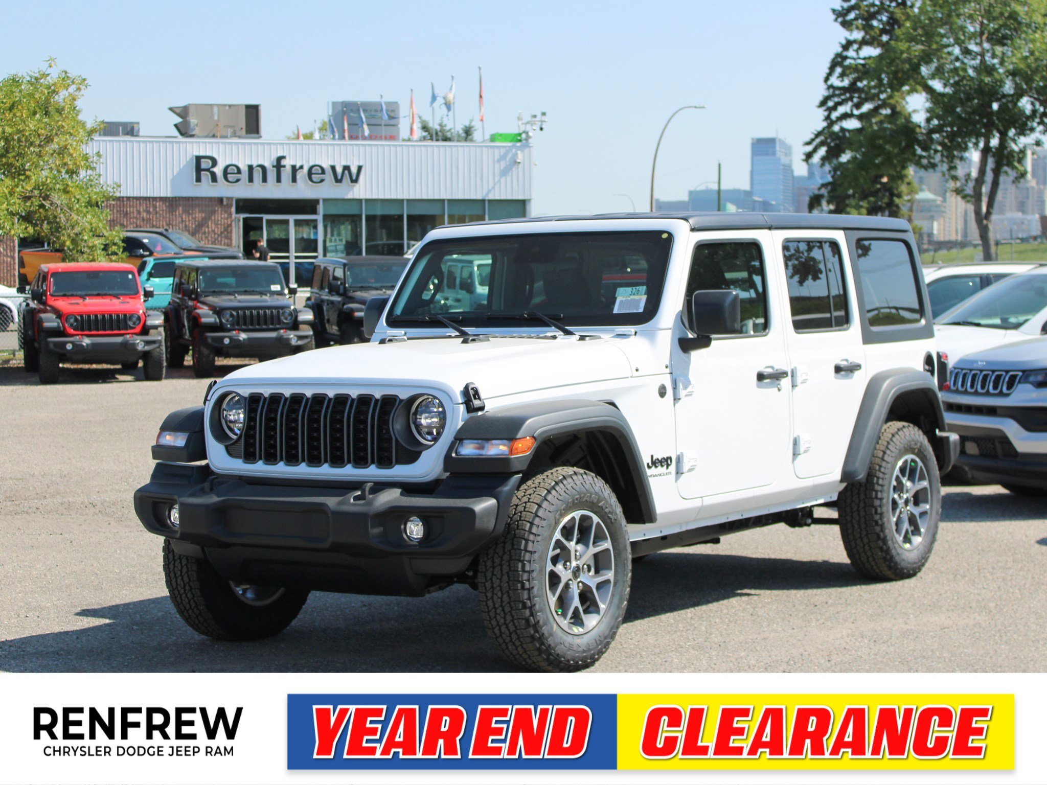 2025 Jeep Wrangler Sport S 4 Door 4x4, Remote Start, Heated Seats/Whe