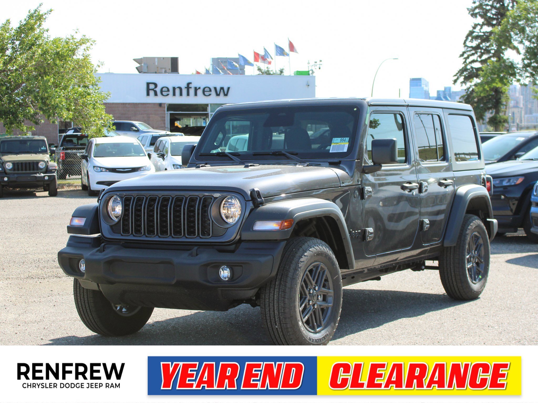 2025 Jeep Wrangler Sport S 4x4, Turbo, Heated Seats/Wheel, Remote Sta