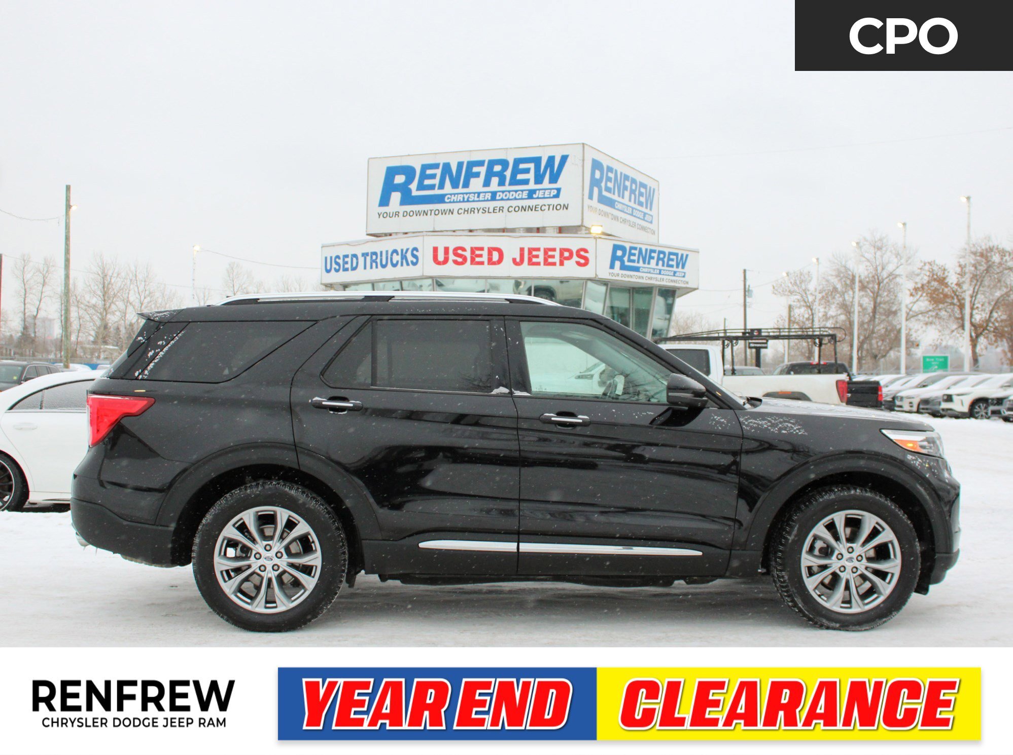 2022 Ford Explorer Limited, Sunroof, Quad Seating, Heated Leather, No