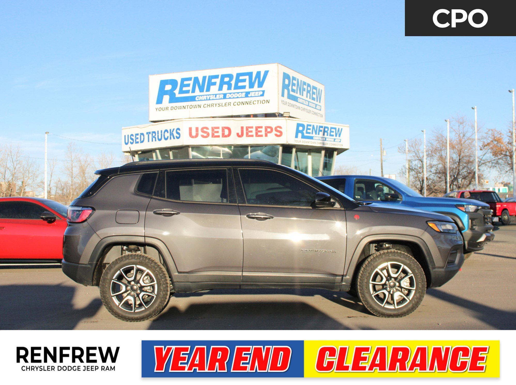 2024 Jeep Compass Trailhawk 4x4, Heated Leather, Remote Start