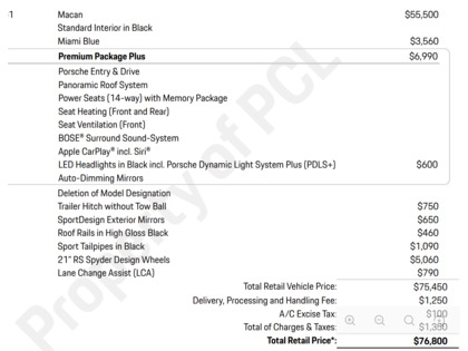 used 2019 Porsche Macan car, priced at $37,900