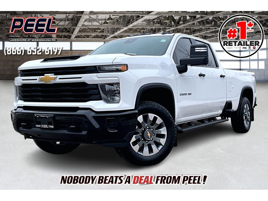 2025 Chevrolet SILVERADO 2500HD Custom | 6.6L V8 | Tow Pkg | Steps Liner | 4X4