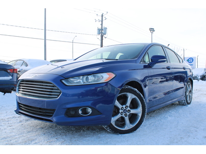 Blue 2013 Ford Fusion SE Sedan Front-Wheel Drive Automatic