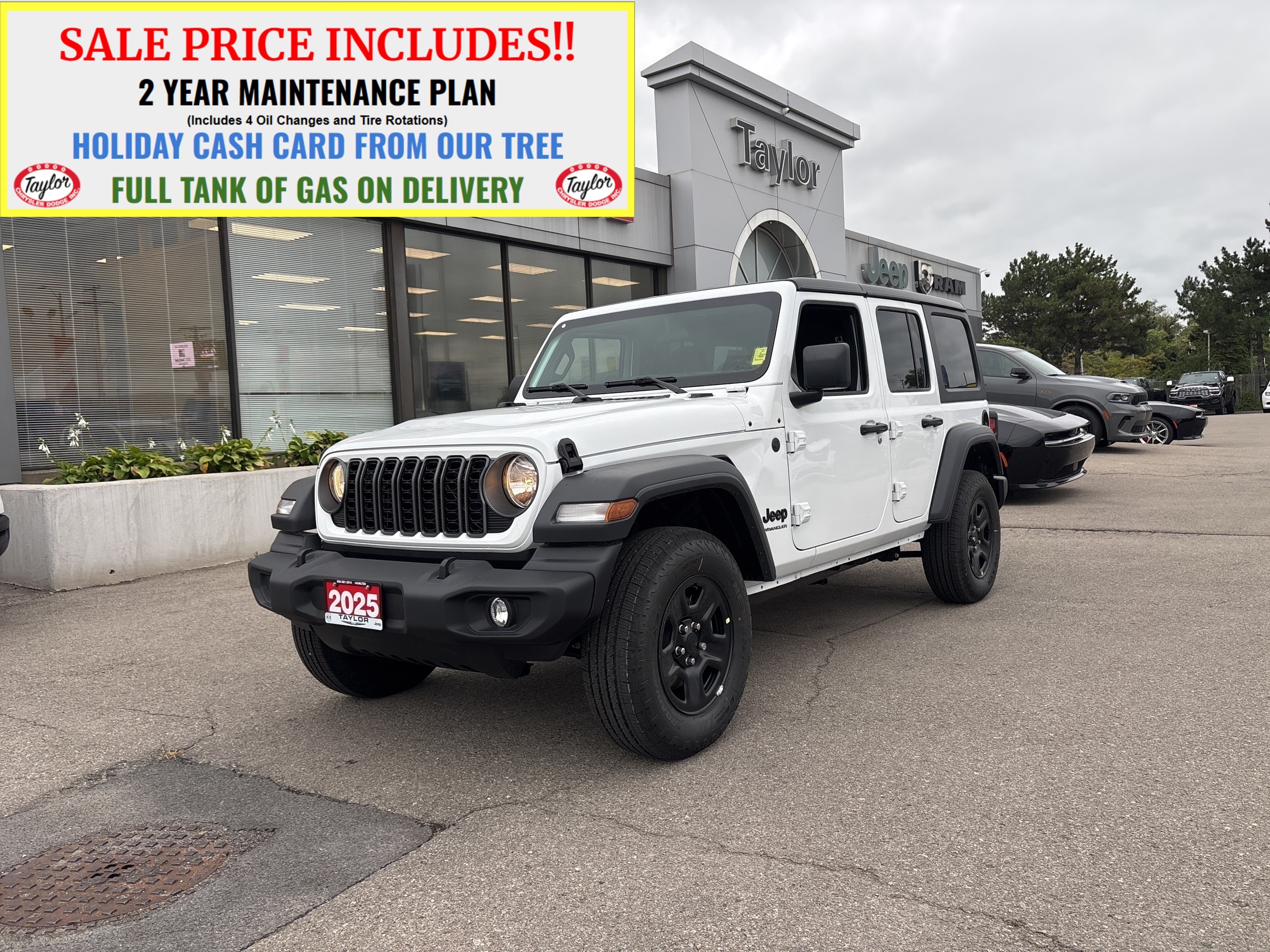 Jeep Wrangler Sport 4-Door 4WD 2025
