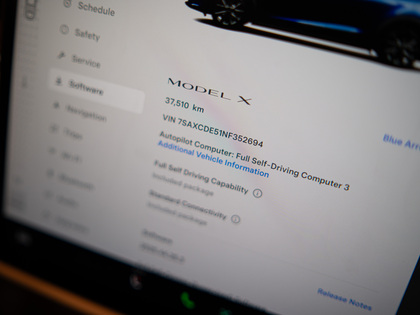 used 2022 Tesla Model X car, priced at $81,900