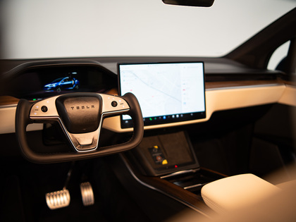 used 2022 Tesla Model X car, priced at $81,900