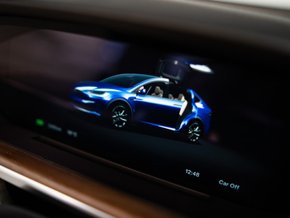 used 2022 Tesla Model X car, priced at $81,900