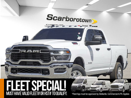 White 2026 RAM 3500 Big Horn Crew Cab 4WD Pickup Truck Four-Wheel Drive 8-Speed Automatic