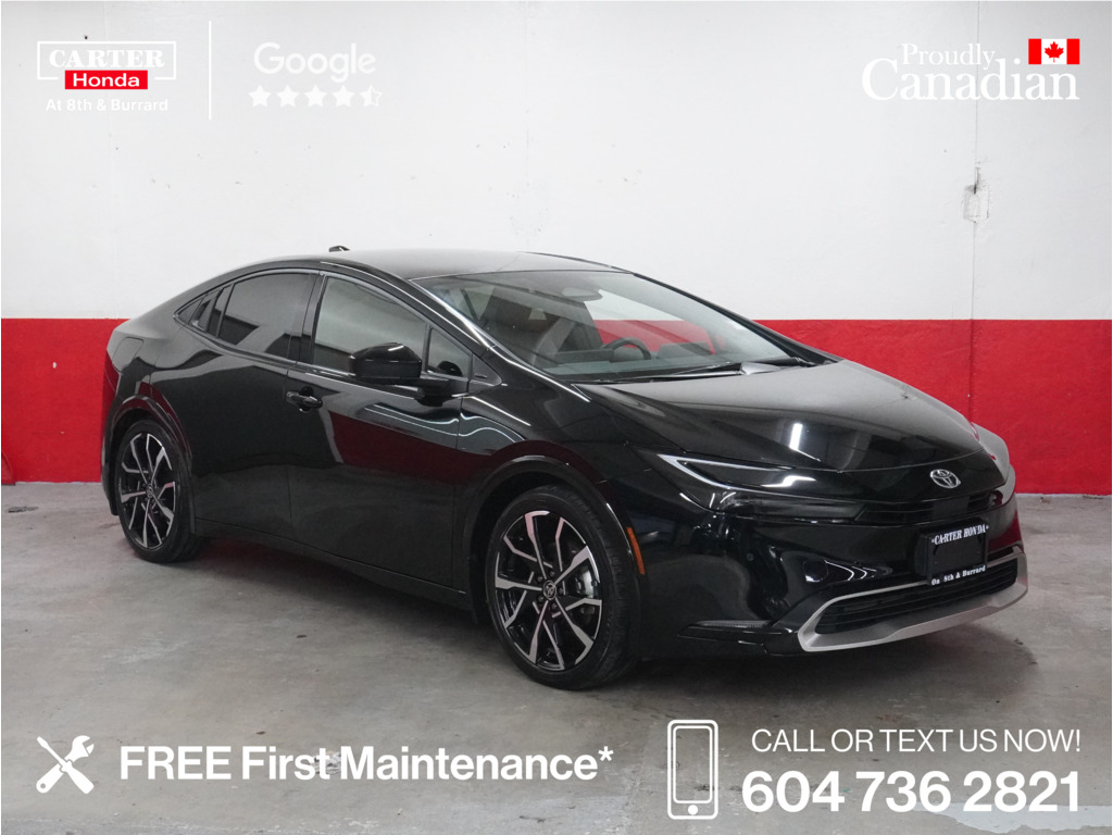 Voxcar TOYOTA Prius Prime (PHEV) SEDAN in Black, VANCOUVER
