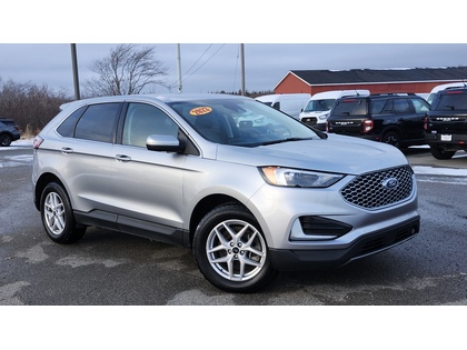 Silver 2023 Ford Edge SEL AWD SUV / Crossover All-Wheel Drive 8-Speed Automatic